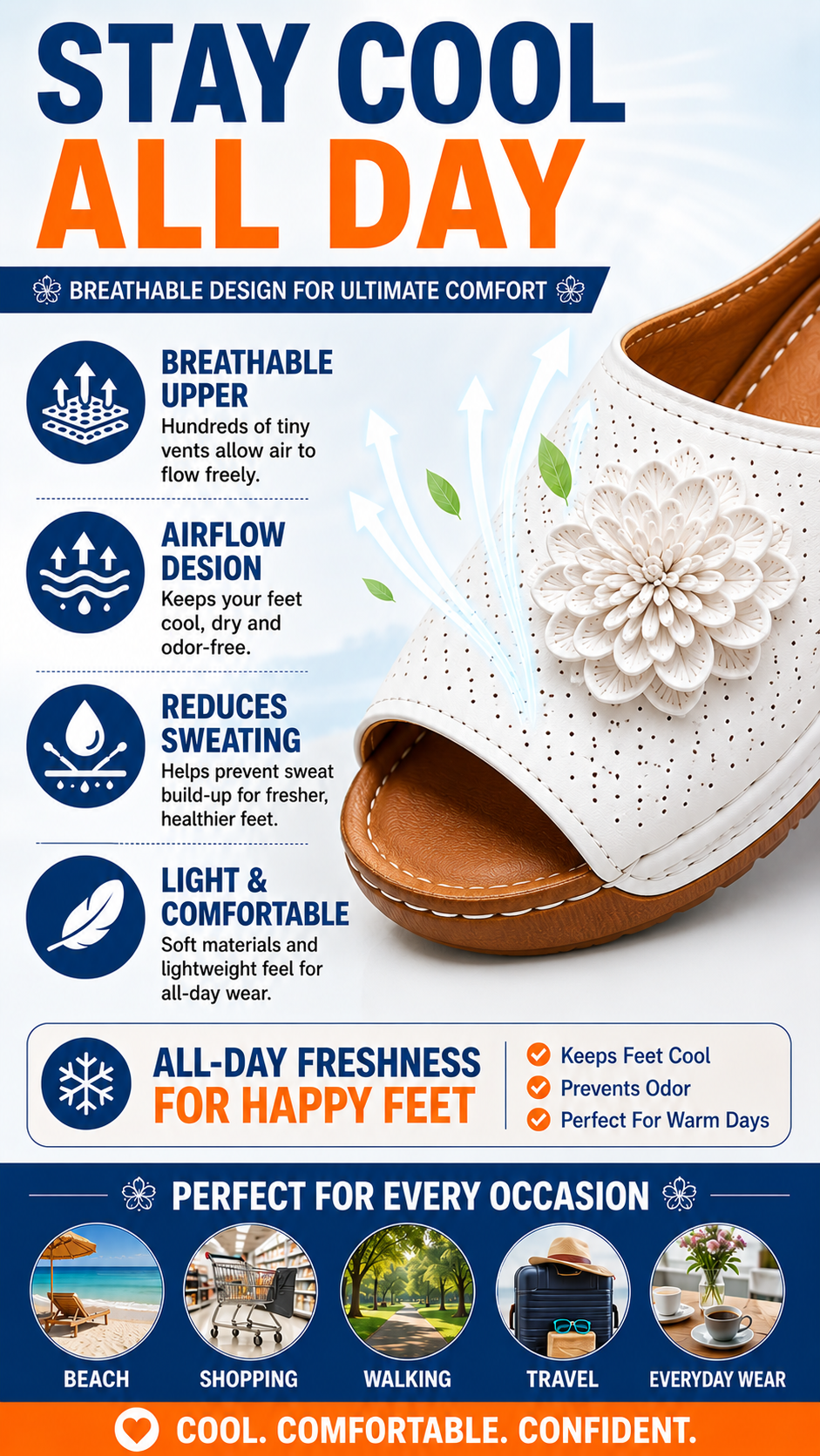 PetalWalk™ Orthopedic Sandals