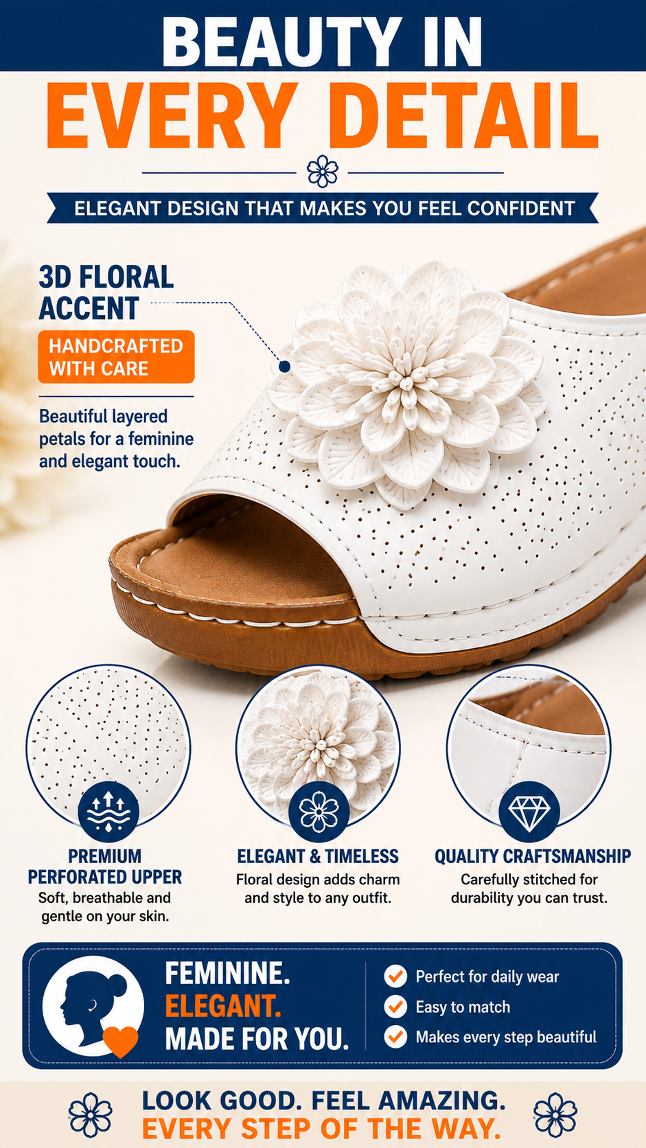 PetalWalk™ Orthopedic Sandals